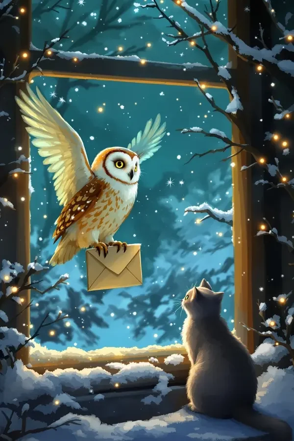 冬夜的猫头鹰信 - 日韩欧美大片 冬夜的猫头鹰信 奇幻魔幻电影封面