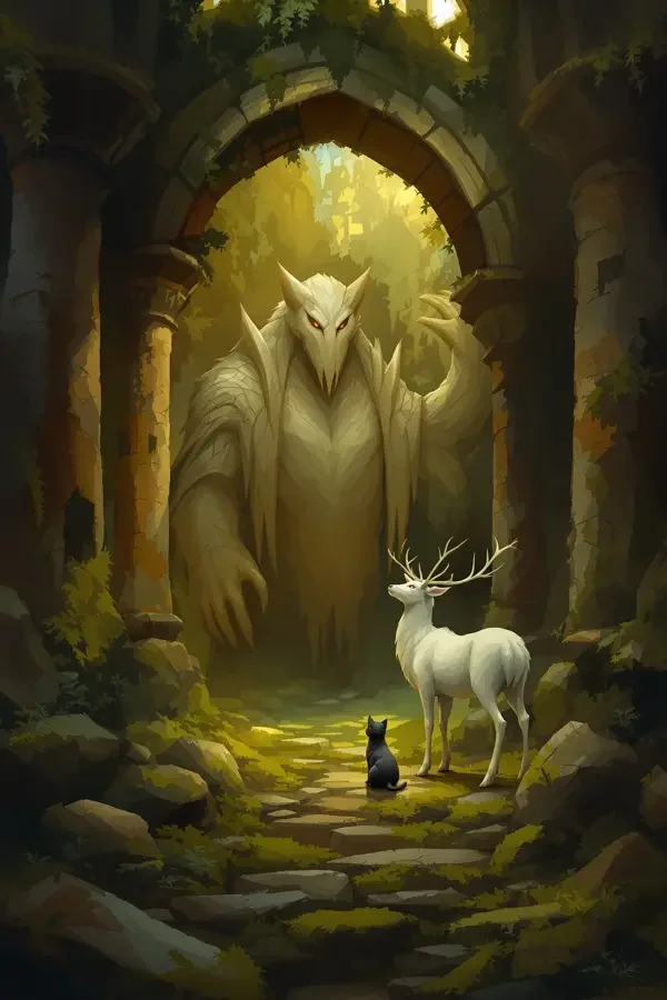白鹿与石人 - 日韩欧美大片 白鹿与石人 奇幻魔幻电影封面